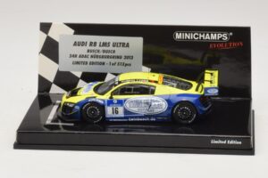 Audi R8 LMS Ultra #16 Busch 24 Hours of Nurburgring 2013 Minichamps 1:43 437130116 Métal