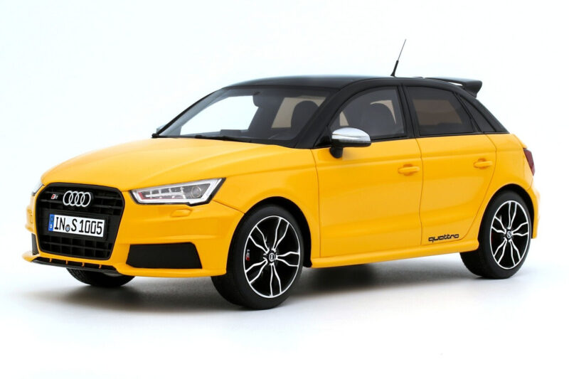 Audi S1 8X Sportback Vegas Yellow Otto 1:18 Audi S1 8X Sportback Vegas Yellow Otto 1:18 OT1246 Résine