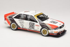 Audi V8 Quattro DTM #45 F. Biela Team AZR 1991 Minichamps 1:18 100911045 Métal — image 6 sur 8