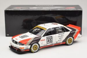 Audi V8 Quattro DTM #45 F. Biela Team AZR 1991 Minichamps 1:18 100911045 Métal — image 8 sur 8