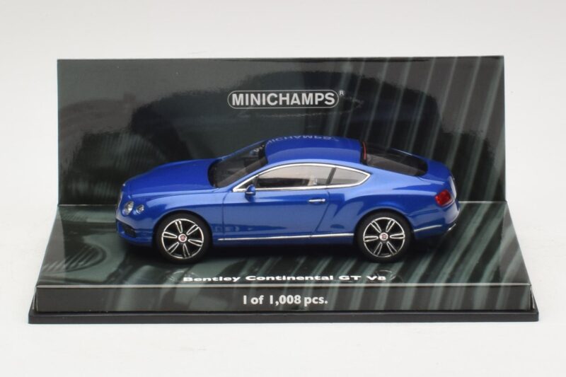 Bentley Continental GT V8 Bleu Métallisé Minichamps 1:43 Bentley Continental GT V8 Bleu Métallisé Minichamps 1:43 436139982 Métal