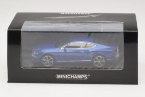 Bentley Continental GT V8 Bleu Métallisé Minichamps 1:43 436139982 Métal — image 4 sur 4