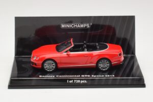Bentley Continental GTC Speed Rouge Minichamps 1:43 Bentley Continental GTC Speed Rouge Minichamps 1:43 436139061 Métal