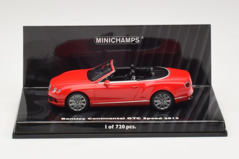 Bentley Continental GTC Speed Rouge Minichamps 1:43 436139061 Métal