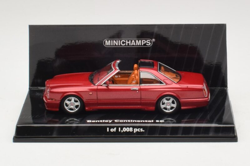 Bentley Continental SC Rouge Métallisé Minichamps 1:43 436139991 Métal