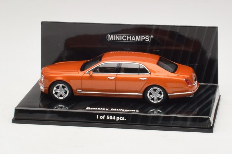 Bentley Mulsanne Orange Métallisé Minichamps 1:43 436139902 Métal