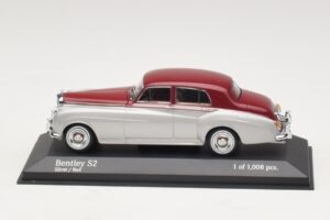 Bentley S2 Argent Rouge Minichamps 1:43 403139953 Métal