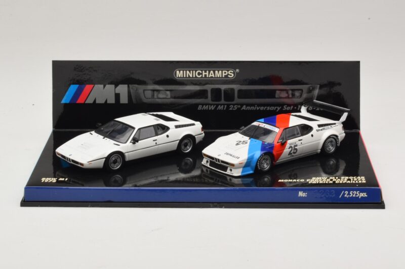 BMW M1 Coffret 25e Anniversaire Minichamps 1:43 BMW M1 Coffret 25e Anniversaire Minichamps 1:43 402025025 Métal