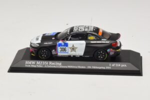 BMW M235i Ring Police Team #306 Carlsson 24 Hours of Nurburgring 2014 Minichamps 1:43 437142406 Métal