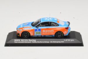 BMW M235i Team Adrenalin #308 Fischer / Zils 24 Hours of Nurburgring 2014 Minichamps 1:43 437142408 Métal