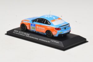 BMW M235i Team Adrenalin #308 Fischer / Zils 24 Hours of Nurburgring 2014 Minichamps 1:43 437142408 Métal — image 3 sur 4