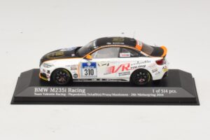 BMW M235i Team Valentin Racing #310 Piepenbrink 24 Hours of Nurburgring 2014 Minichamps 1:43 437142410 Métal