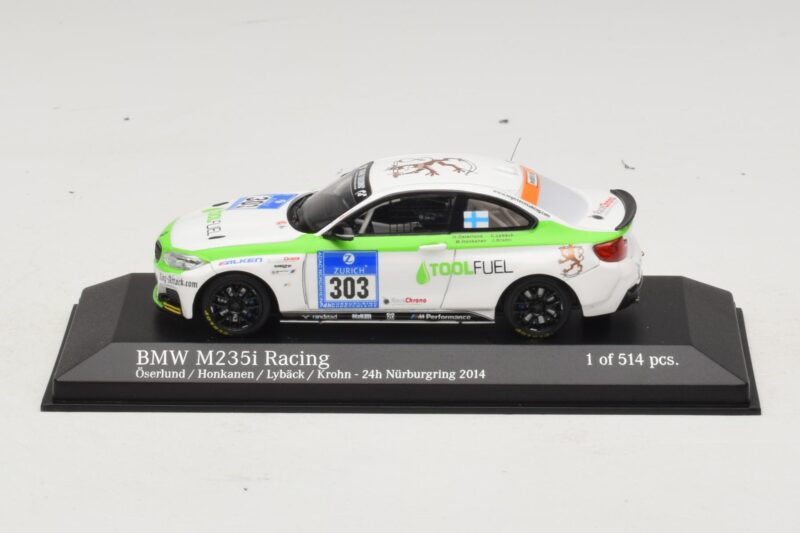 BMW M235i ToolFuel #303 Krohn 24 Hours of Nurburgring 2014 Minichamps 1:43 BMW M235i ToolFuel #303 Krohn 24 Hours of Nurburgring 2014 Minichamps 1:43 437142403 Métal