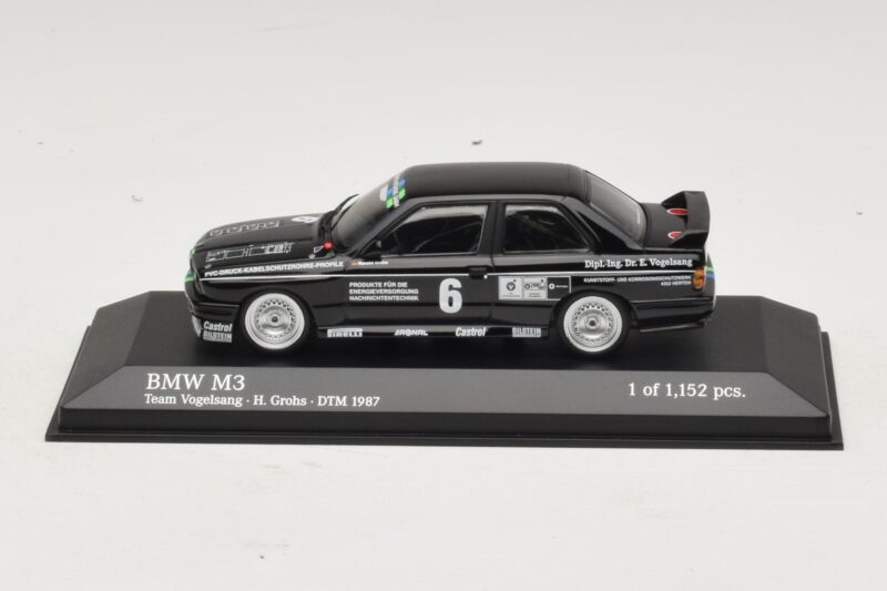 BMW M3 E30 #6 F. Grohs DTM 1987 Minichamps 1:43 BMW M3 E30 #6 F. Grohs DTM 1987 Minichamps 1:43 430872006 Métal