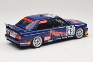 BMW M3 E30 Auto Maass #42 H. Becker DTM 1992 Minichamps 1:18 180922042 Métal — image 3 sur 8
