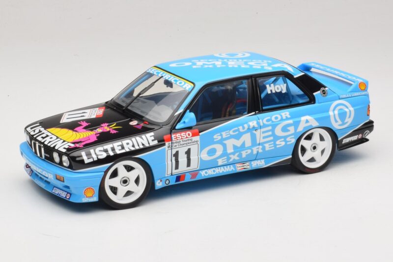 BMW M3 E30 Omega #11 W. Hoy BTCC Champion 1991 Minichamps 1:18 180912011 Métal
