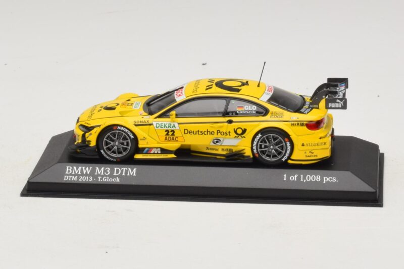 BMW M3 E92 DTM #22 T. Glock BMW Team MTEK DTM 2013 Minichamps 1:43 410132222 Métal
