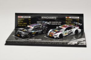 BMW M3 & M4 DTM Champions Set B. Spengler / M. Wittmann 2012 & 2014 Minichamps 1:43 412020723 Métal