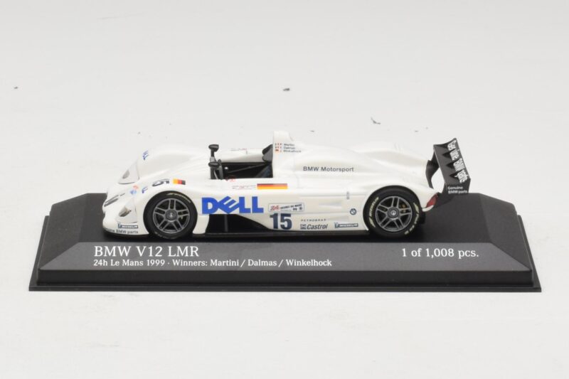 BMW V12 LMR #15 P. Martini / Y. Dalmas / J. Winkelhock 24 Hours of Le Mans Winner 1999 Minichamps 1:43 BMW V12 LMR #15 P. Martini / Y. Dalmas / J. Winkelhock 24 Hours of Le Mans Winner 1999 Minichamps 1:43 430992915 Métal