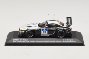 BMW Z4 GT3 BMW Sports Trophy #20 Klingmann / Baumann 24 Hours of Nurburgring 2014 Minichamps 1:43 437142030 Métal