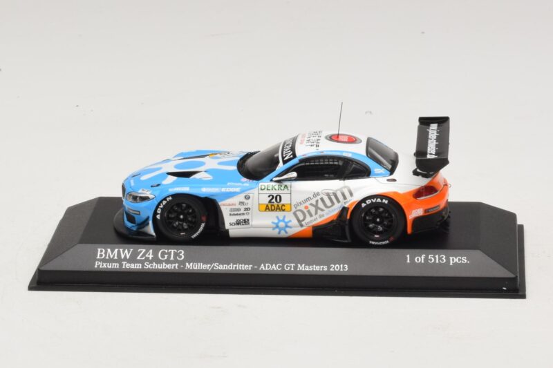 BMW Z4 GT3 Pixum #20 Müller / Sandritter ADAC GT Masters 2013 Minichamps 1:43 436132420 Métal