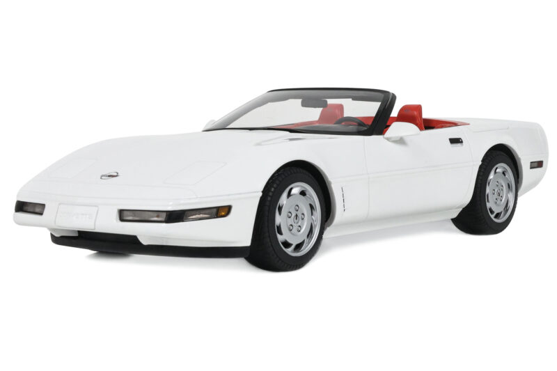 Chevrolet Corvette C4 Cabriolet Arctic White GT Spirit 1:18 Chevrolet Corvette C4 Cabriolet Arctic White GT Spirit 1:18 GT580 Résine