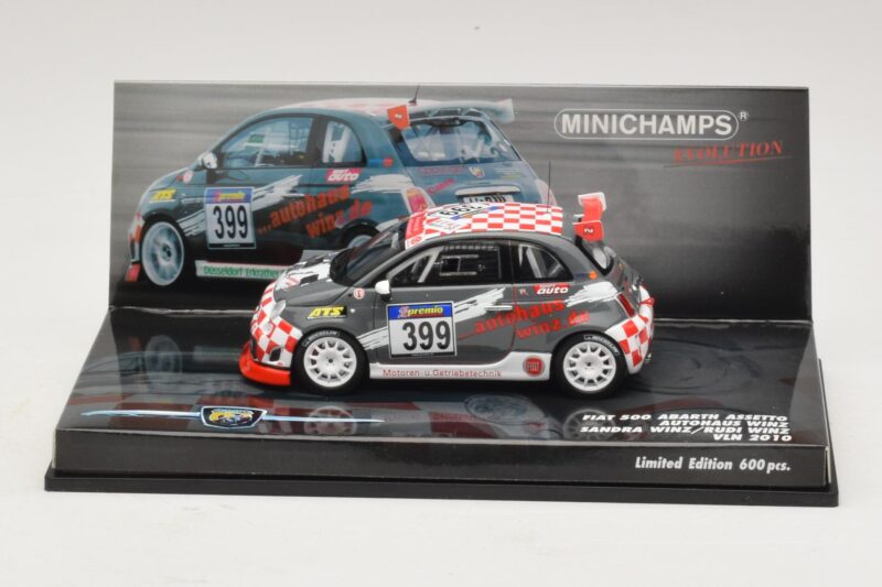 Fiat 500 Abarth Assetto Corse #399 Autohaus Winz VLN 2010 Minichamps 1:43 437101299 Métal