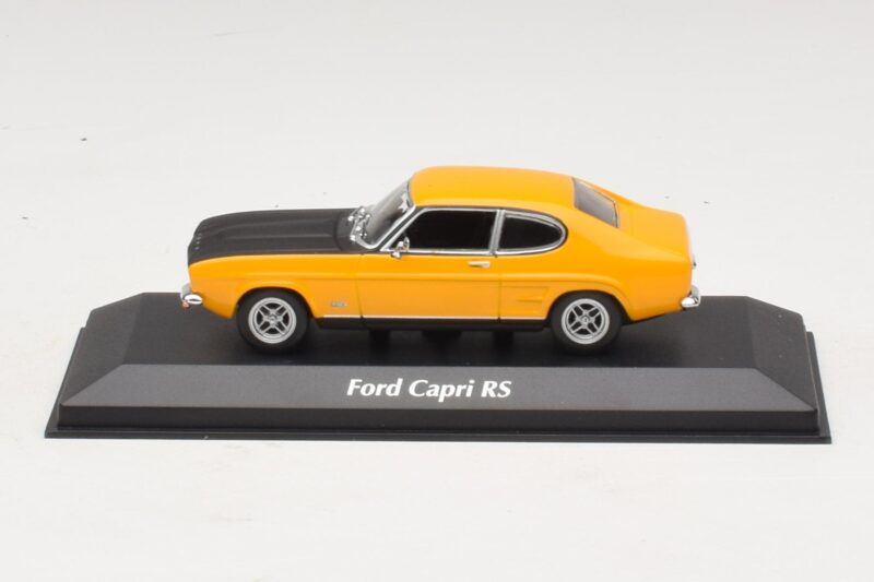 Ford Capri Mk1 RS Jaune avec Capot Noir Maxichamps 1:43 940085800 Métal