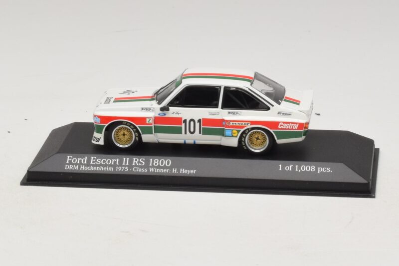 Ford Escort Mk2 RS1800 #10 H. Heyer Class Winner DRM Hockenheim 1975 Minichamps 1:43 Ford Escort Mk2 RS1800 #10 H. Heyer Class Winner DRM Hockenheim 1975 Minichamps 1:43 400758491 Métal
