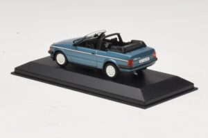 Ford Escort Mk3 Cabriolet Bleu Métallisé Minichamps 1:43 400085030 Métal — image 3 sur 4