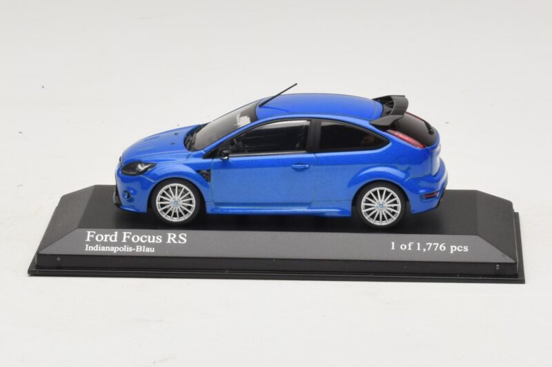 Ford Focus RS Mk2 Bleu Métallisé Minichamps 1:43 Ford Focus RS Mk2 Bleu Métallisé Minichamps 1:43 400088101 Métal