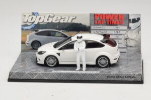 Ford Focus RS Mk2 Top Gear Blanc Avec Figurine Minichamps 1:43 519438810 Métal