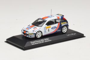 Ford Focus RS WRC #4 C. McRae / N. Grist Rally Monte Carlo 2001 Minichamps 1:43 430018904 Métal — image 2 sur 4