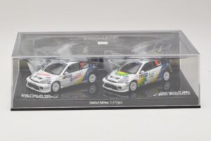 Ford Focus RS WRC Rally Mexico 2004 Set Minichamps 1:43 402048376 Métal — image 4 sur 5