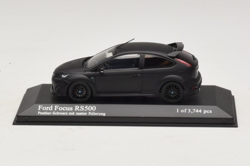 Ford Focus RS500 Mk2 Matte Black Minichamps 1:43 400088104 Métal