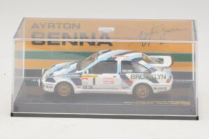 Ford Sierra RS Cosworth #1 A. Senna Rally Test 1986 Minichamps 1:43 540864399 Métal — image 4 sur 4