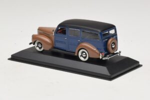 Ford V8 De Luxe Woody Station Wagon Marron Bleu Minichamps 1:43 400082112 Métal — image 3 sur 4