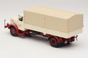 Henschel HS 140 Camion Plateau Blanc Rouge Minichamps 1:43 439171020 Métal — image 5 sur 6