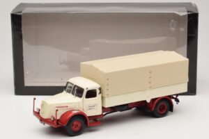 Henschel HS 140 Camion Plateau Blanc Rouge Minichamps 1:43 439171020 Métal — image 6 sur 6