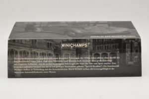 Horch 855 Special Roadster Argent Bleu Minichamps 1:43 436014202 Métal — image 4 sur 5