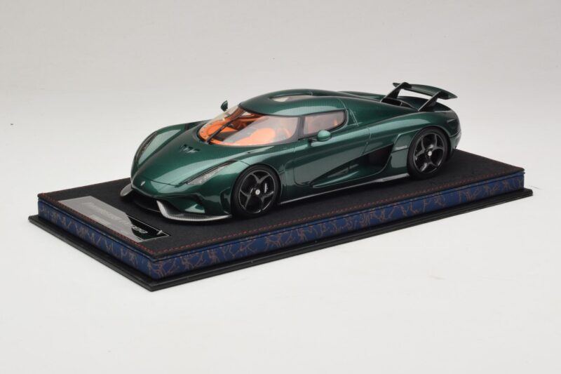 Koenigsegg Regera Carbone Teinté Vert FrontiArt 1:18 AS010-110 Résine