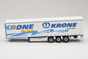 Krone Profiliner Semi-Remorque À Rideaux Coulissants Articulée Minichamps 1:43 439911120 Métal — image 3 sur 6