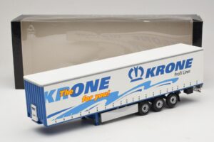 Krone Profiliner Semi-Remorque À Rideaux Coulissants Articulée Minichamps 1:43 439911120 Métal — image 6 sur 6
