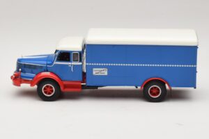 Krupp Titan Camion Fourgon Bleu Rouge Minichamps 1:43 439069040 Métal — image 3 sur 6