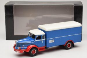 Krupp Titan Camion Fourgon Bleu Rouge Minichamps 1:43 439069040 Métal — image 6 sur 6