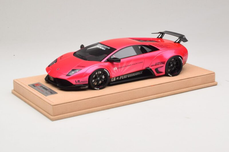 Lamborghini Murcielago Liberty Walk Rose Brillant AB Models 1:18 REMC044 Résine