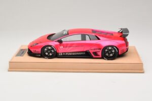 Lamborghini Murcielago Liberty Walk Rose Brillant AB Models 1:18 REMC044 Résine — image 3 sur 7