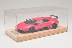 Lamborghini Murcielago Liberty Walk Rose Brillant AB Models 1:18 REMC044 Résine — image 6 sur 7