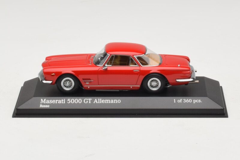Maserati 5000 GT Allemano Rouge Minichamps 1:43 Maserati 5000 GT Allemano Rouge Minichamps 1:43 437123321 Métal