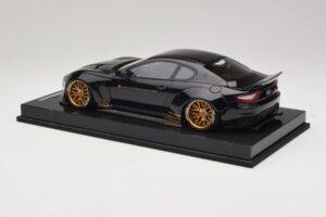 Maserati GranTurismo Liberty Walk Noir avec Jantes Dorées AB Models 1:18 MAS-LB08-C Résine — image 5 sur 7